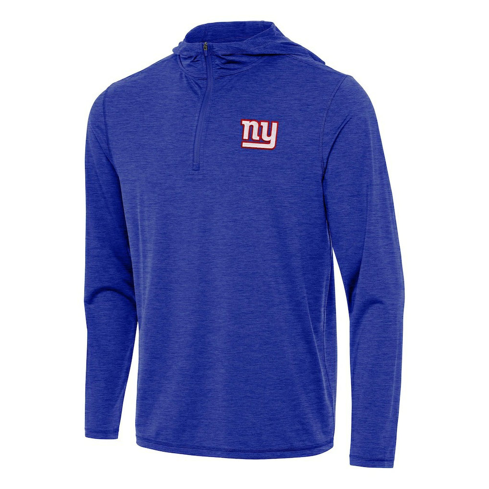 New York Giants  Antigua Tidy Quarter-Zip Pullover Hoodie