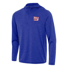 New York Giants  Antigua Tidy Quarter-Zip Pullover Hoodie
