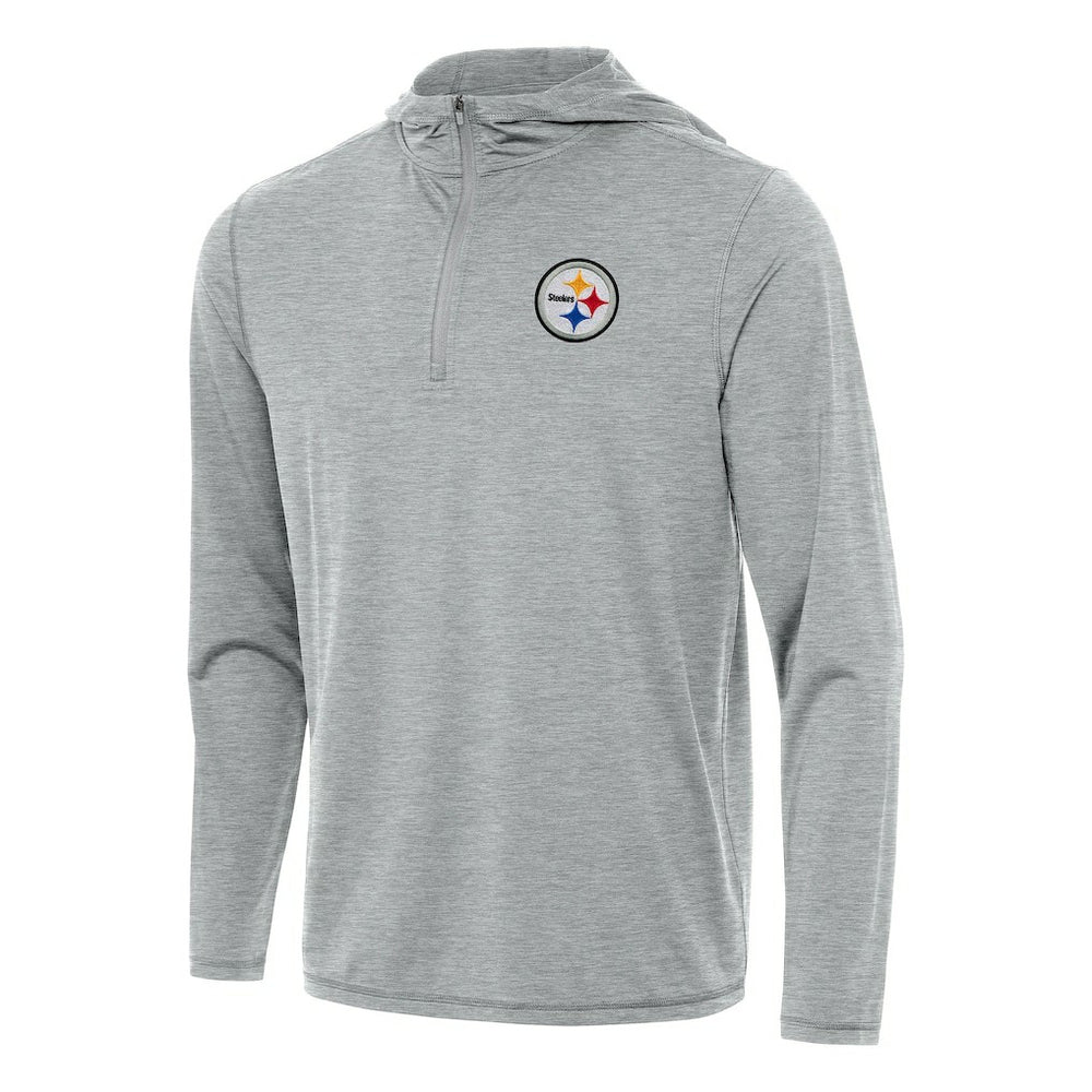 Pittsburgh Steelers  Antigua Tidy Quarter-Zip Pullover Hoodie