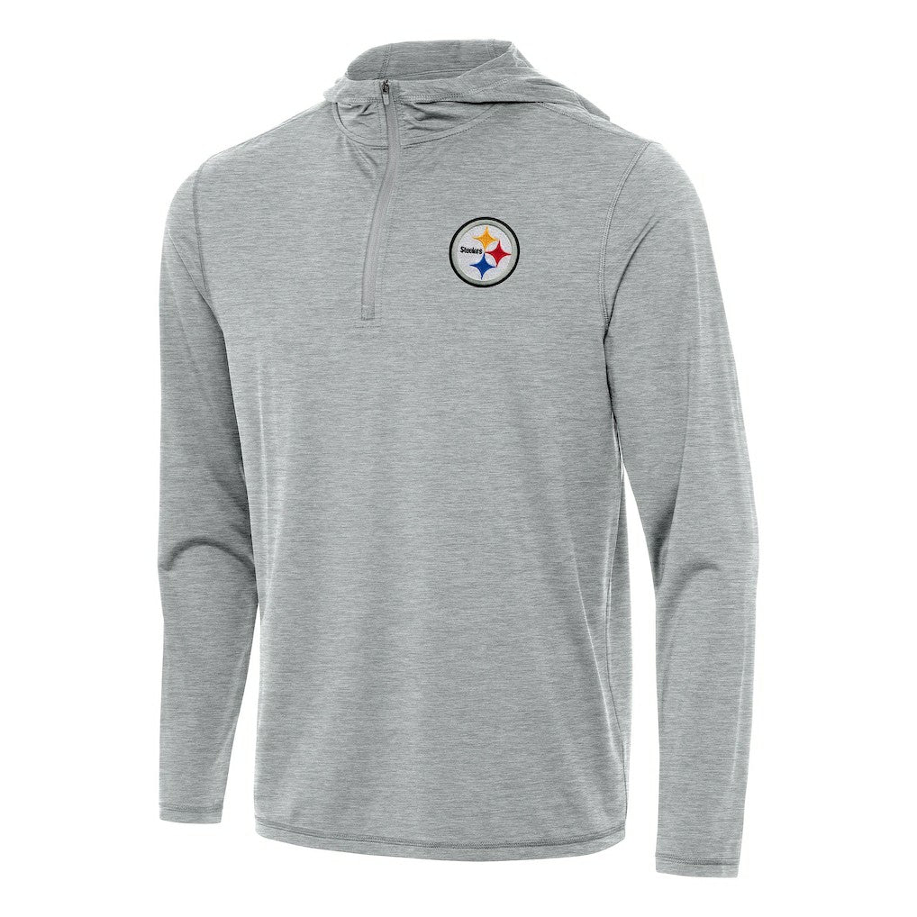 Pittsburgh Steelers  Antigua Tidy Quarter-Zip Pullover Hoodie