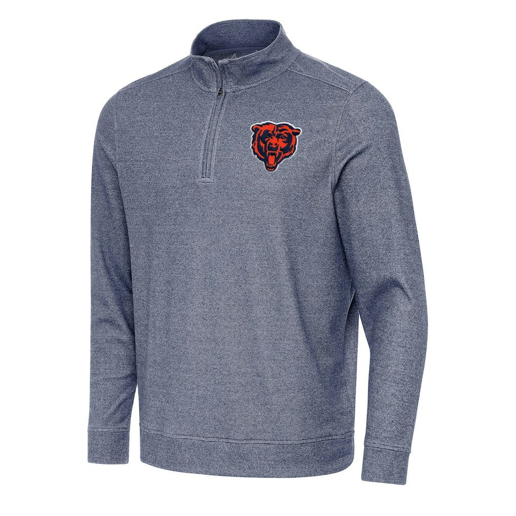 Chicago Bears  Antigua Subtle Quarter-Zip Top