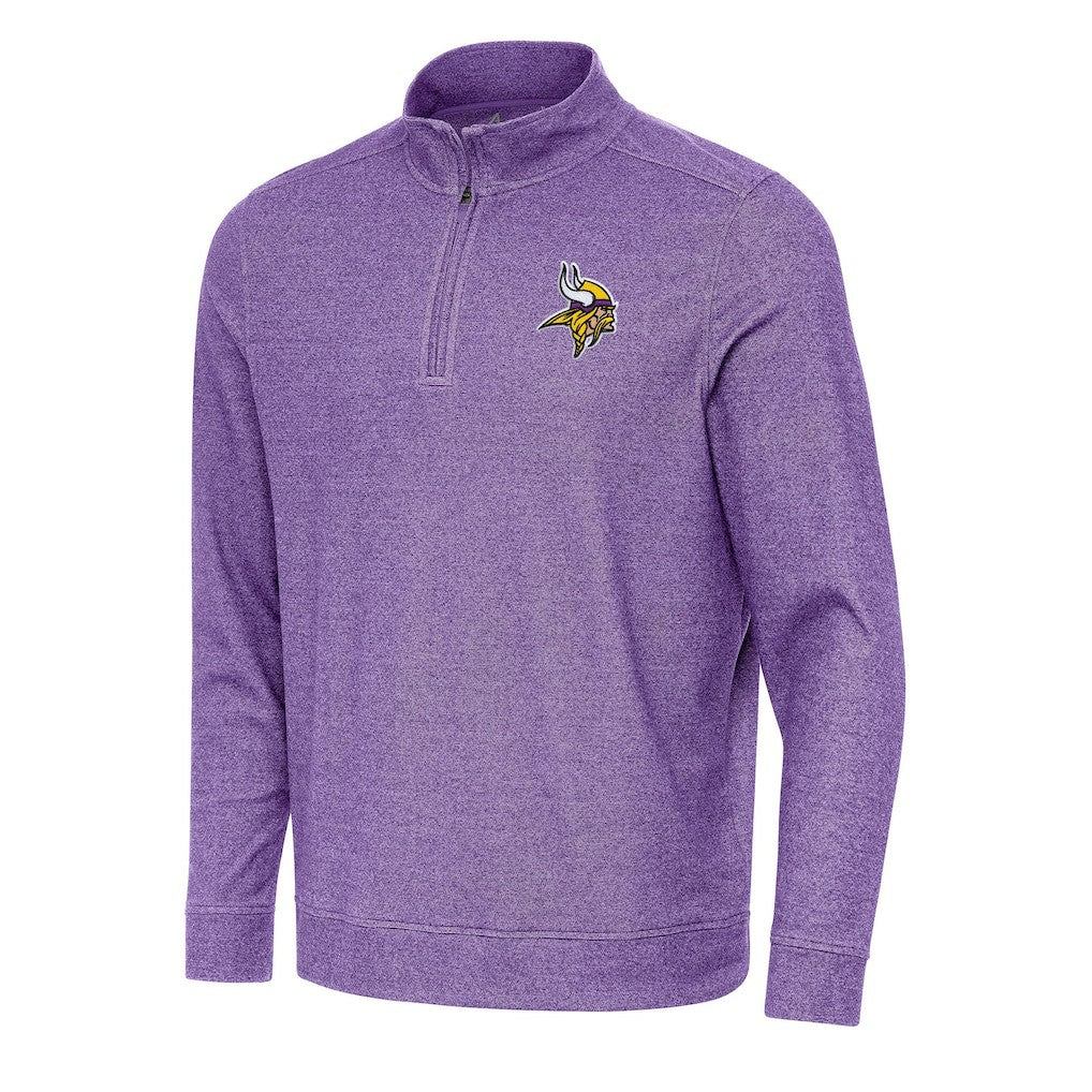 Minnesota Vikings  Antigua Subtle Quarter-Zip Top