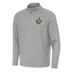 New Orleans Saints  Antigua Subtle Quarter-Zip Top
