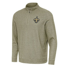 New Orleans Saints  Antigua Subtle Quarter-Zip Top