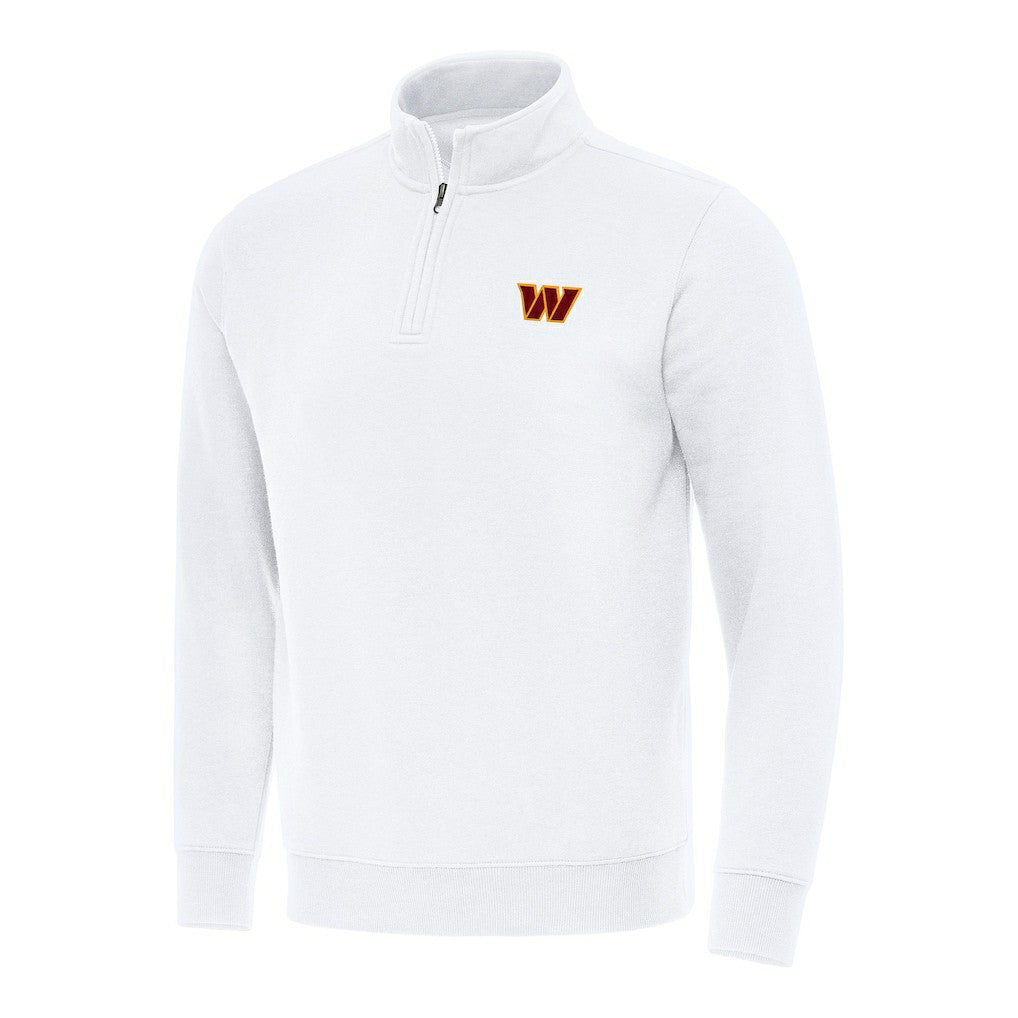 Washington Commanders  Antigua Victory Quarter-Zip Pullover Top
