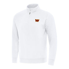 Washington Commanders  Antigua Victory Quarter-Zip Pullover Top