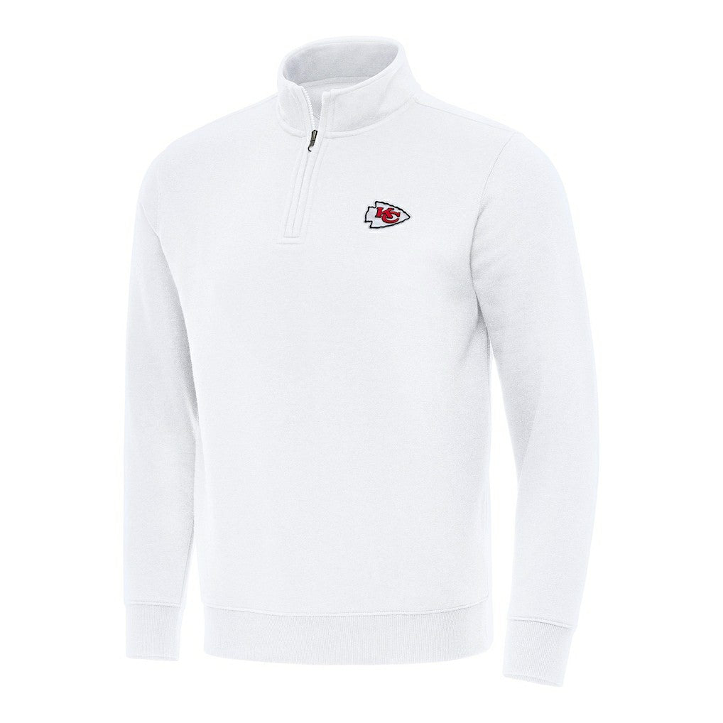 Kansas City Chiefs  Antigua Victory Quarter-Zip Pullover Top