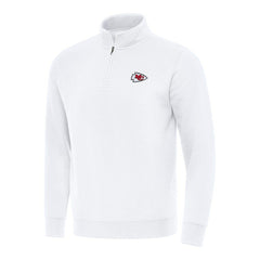 Kansas City Chiefs  Antigua Victory Quarter-Zip Pullover Top