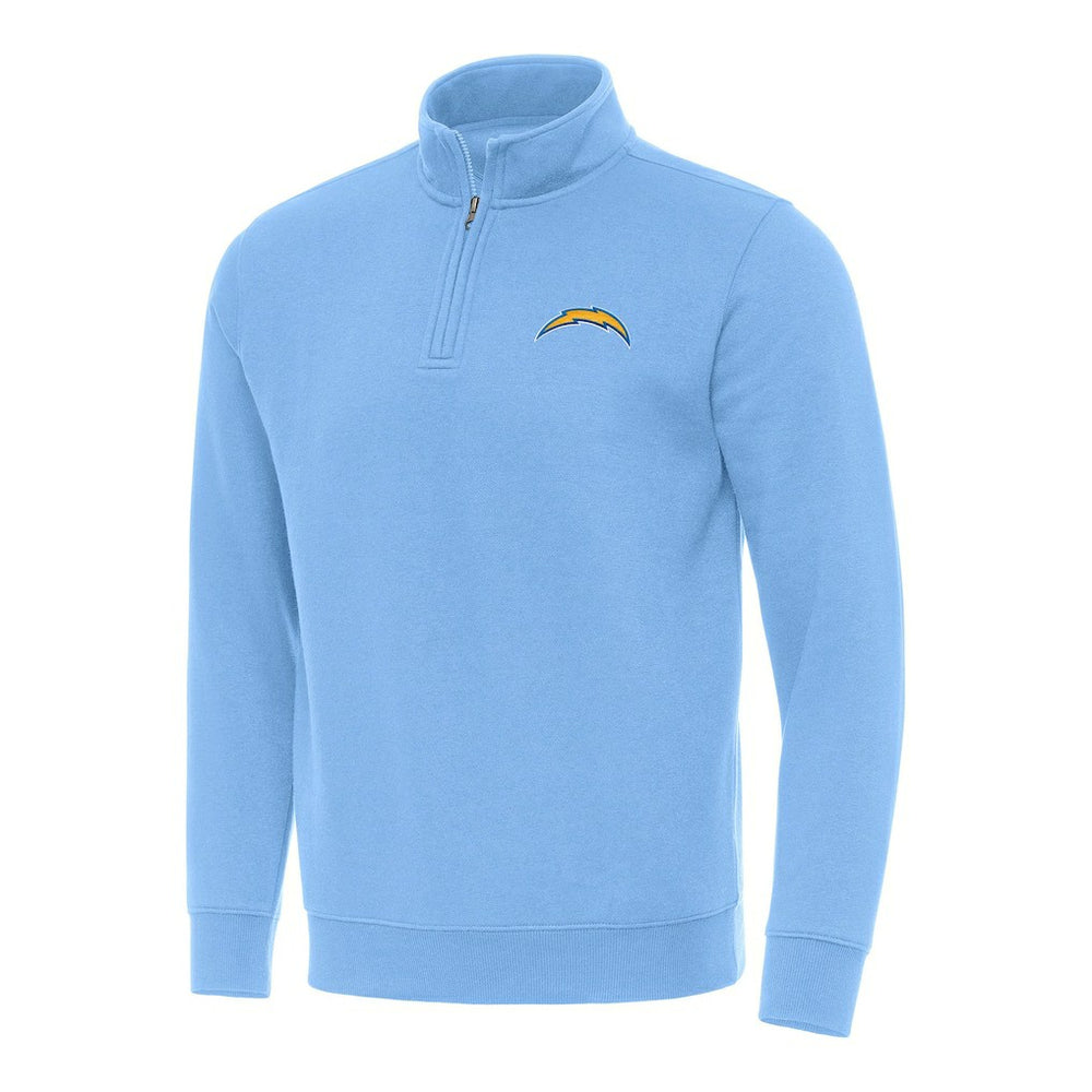 Los Angeles Chargers  Antigua Victory Quarter-Zip Pullover Top