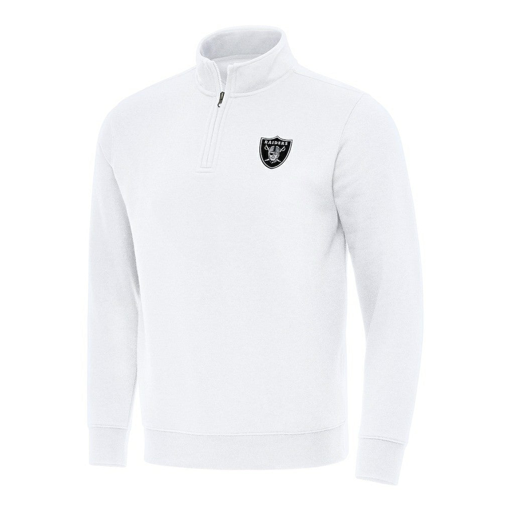 Las Vegas Raiders  Antigua Victory Quarter-Zip Pullover Top