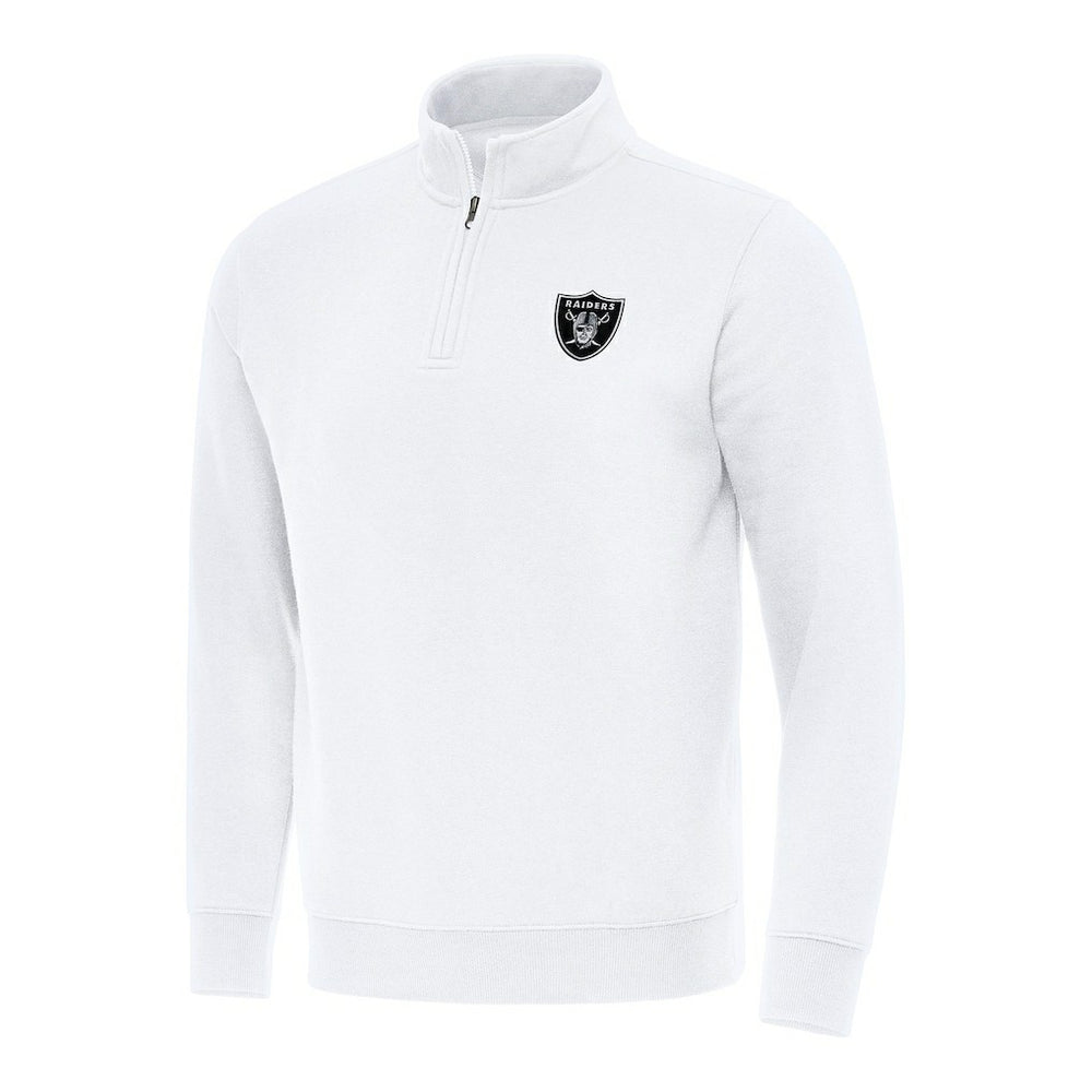 Las Vegas Raiders  Antigua Victory Quarter-Zip Pullover Top