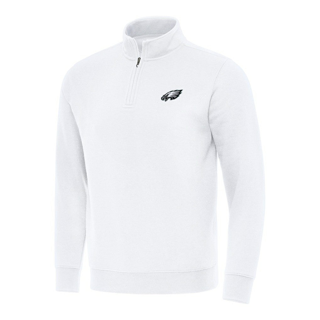 Philadelphia Eagles  Antigua Victory Quarter-Zip Pullover Top