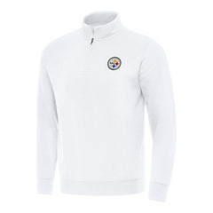 Pittsburgh Steelers  Antigua Victory Quarter-Zip Pullover Top