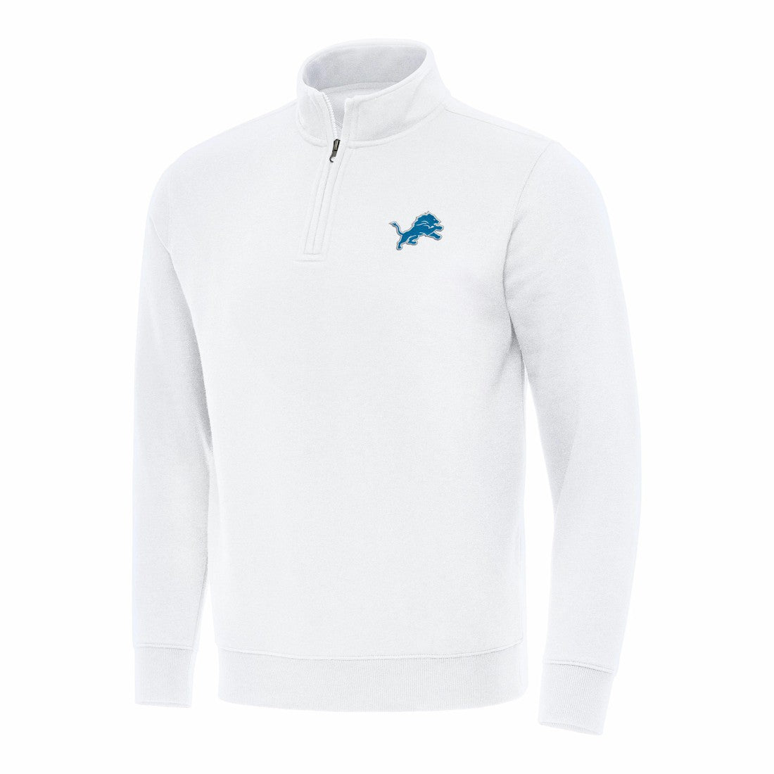 Detroit Lions  Antigua Victory Quarter-Zip Pullover Top
