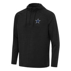 Dallas Cowboys  Antigua Spikes Quarter-Zip Pullover Hoodie