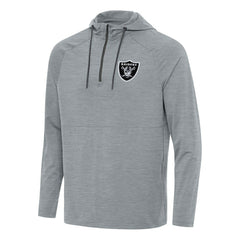 Las Vegas Raiders  Antigua Spikes Quarter-Zip Pullover Hoodie