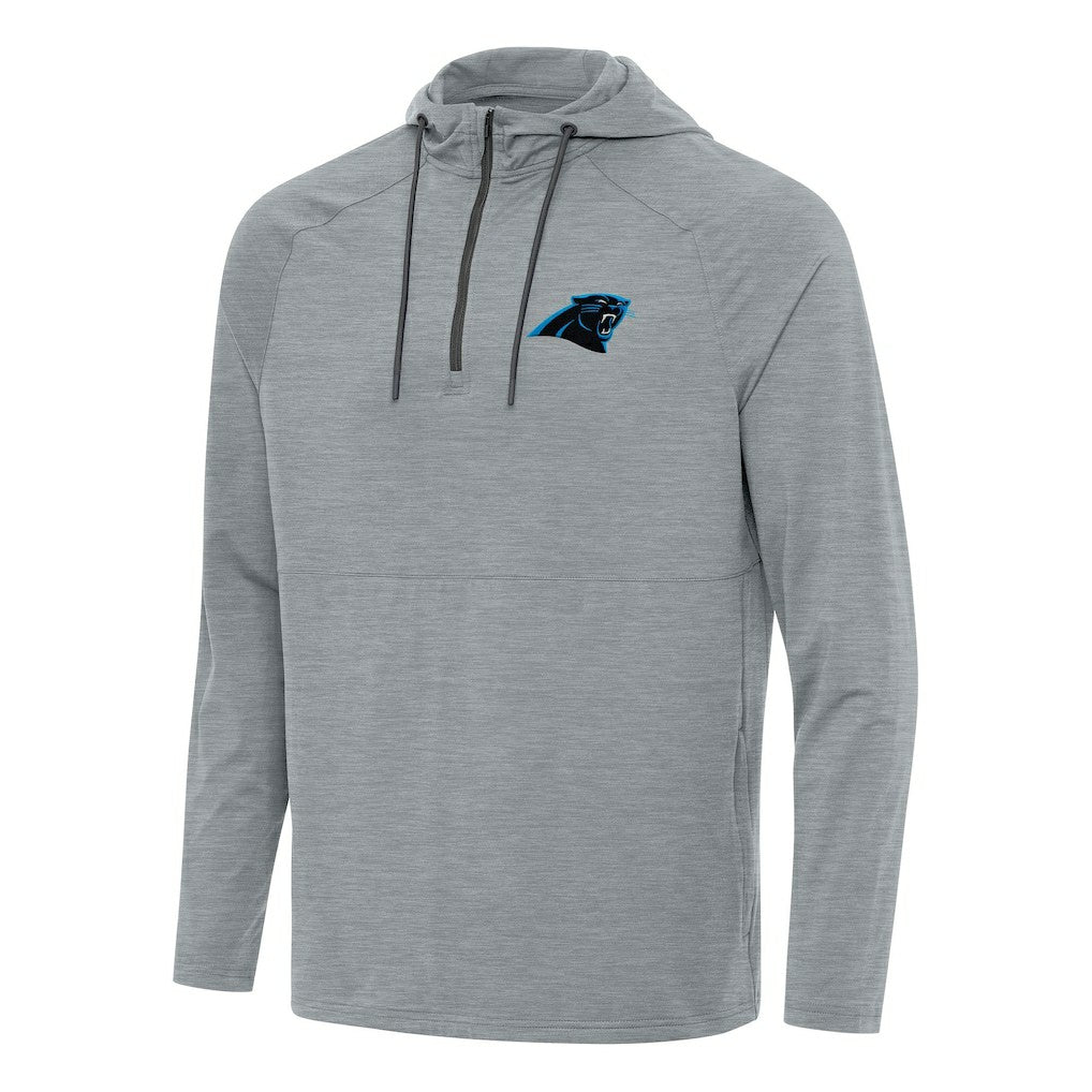 Carolina Panthers  Antigua Spikes Quarter-Zip Pullover Hoodie
