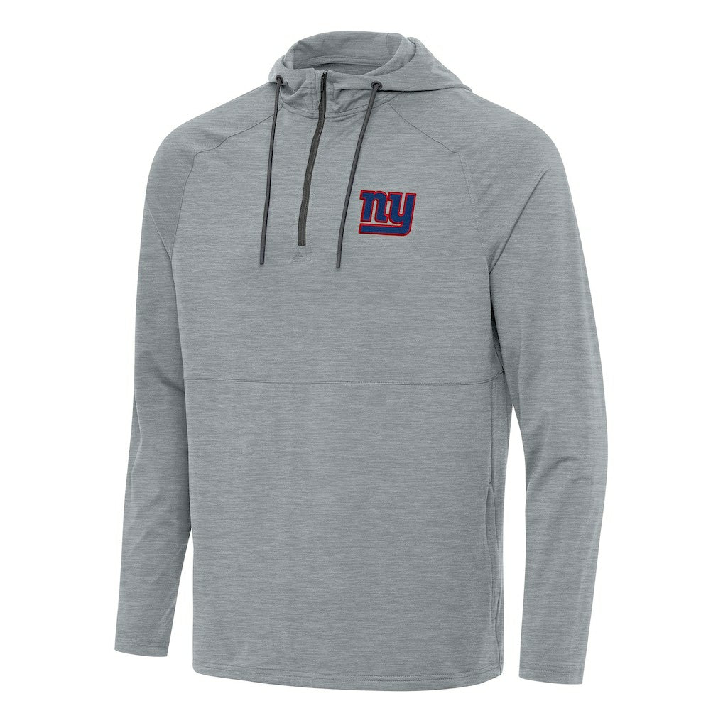 New York Giants  Antigua Spikes Quarter-Zip Pullover Hoodie