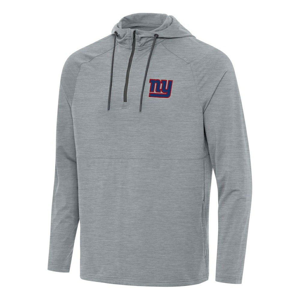 New York Giants  Antigua Spikes Quarter-Zip Pullover Hoodie