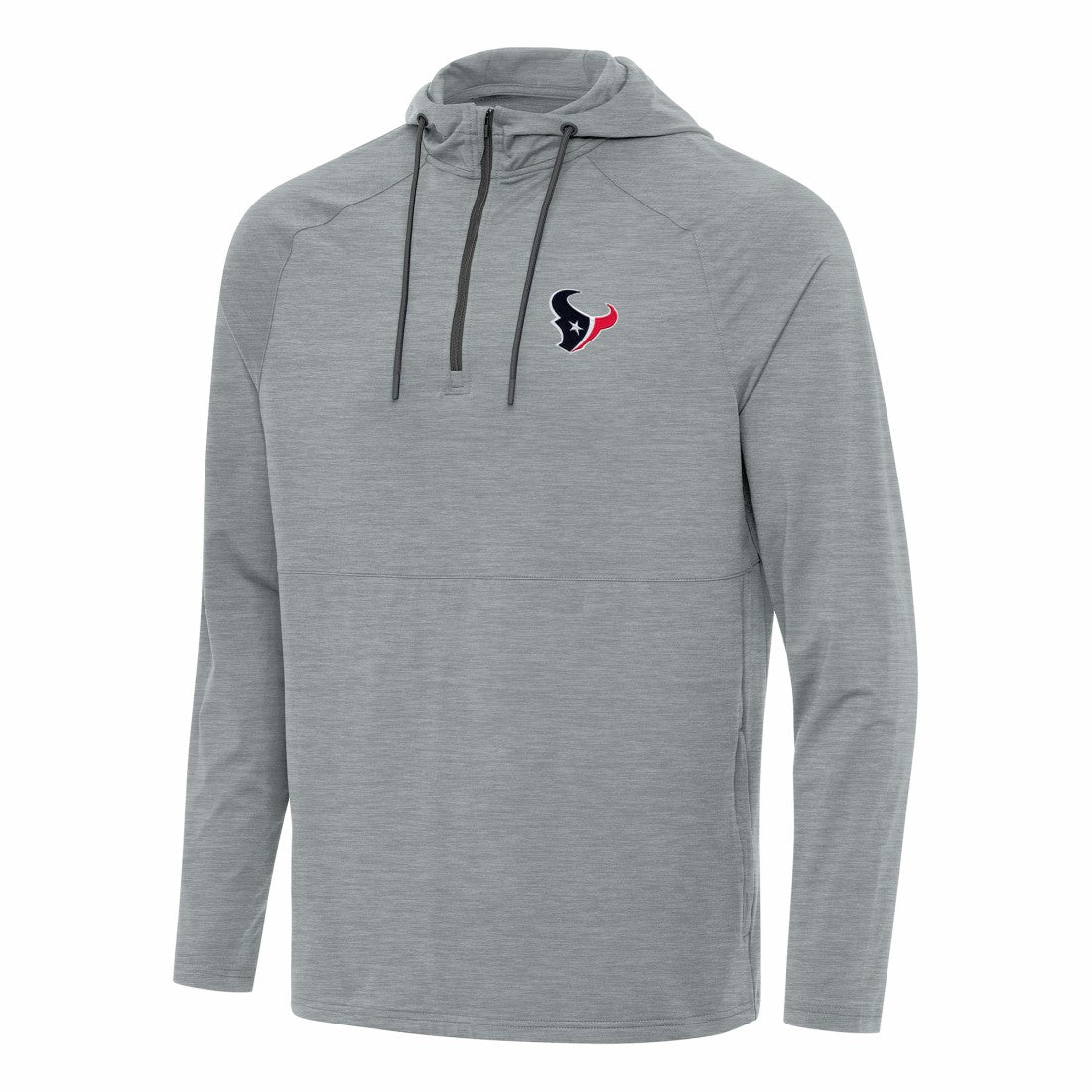 Houston Texans  Antigua Spikes Quarter-Zip Pullover Hoodie