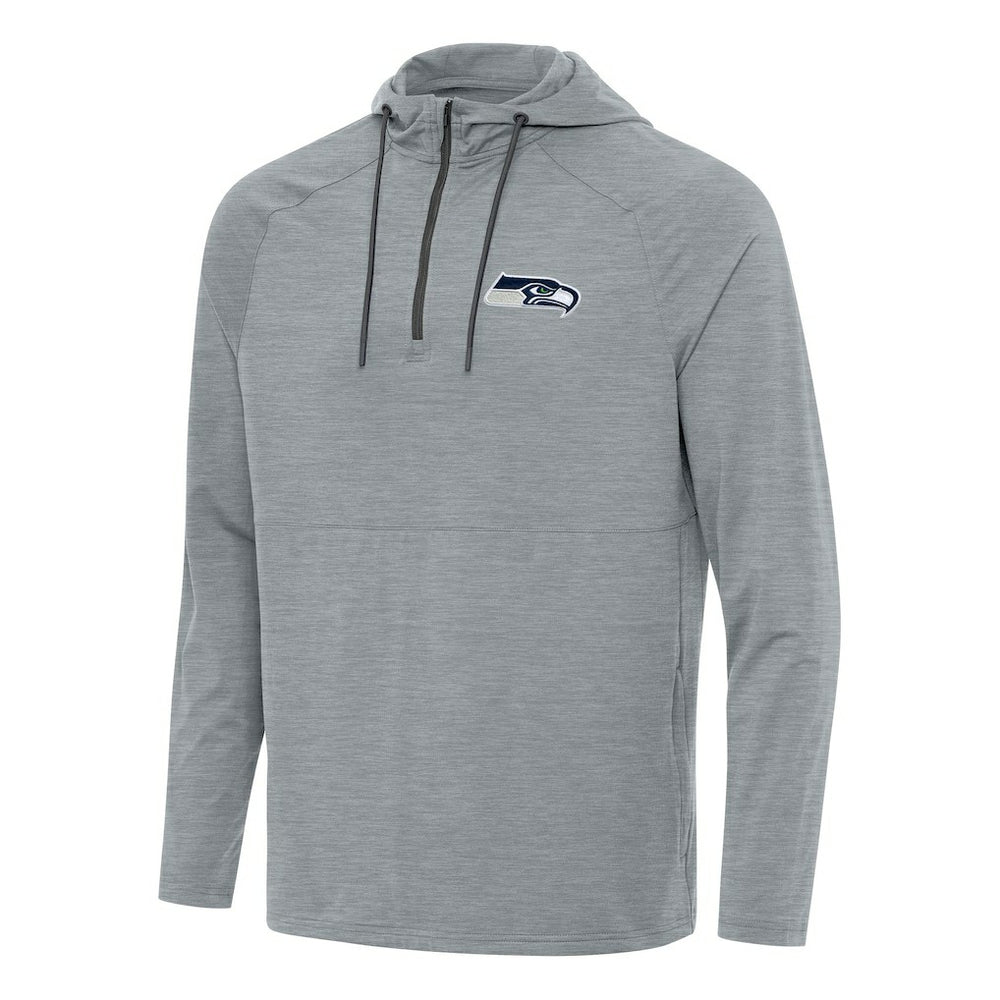 Seattle Seahawks  Antigua Spikes Quarter-Zip Pullover Hoodie