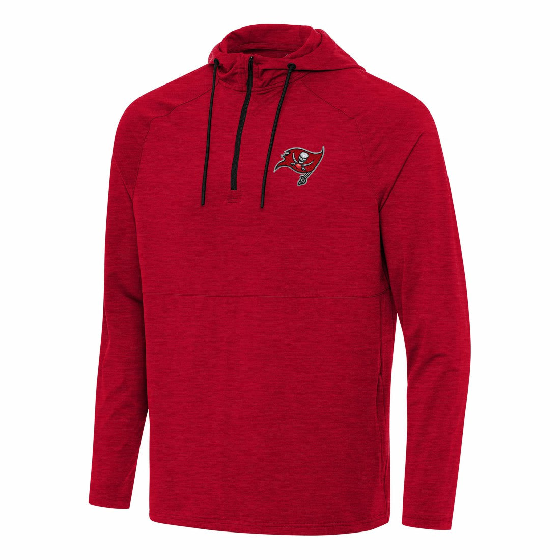 Tampa Bay Buccaneers  Antigua Spikes Quarter-Zip Pullover Hoodie