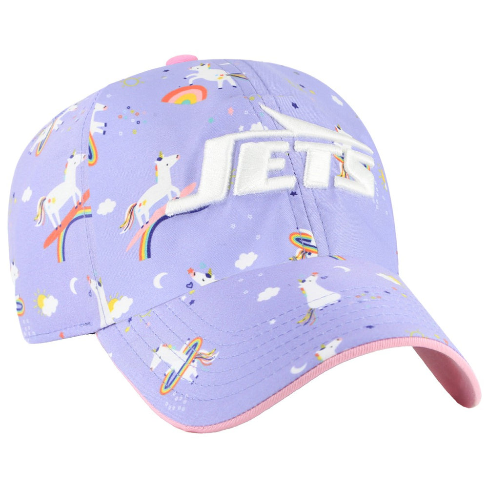 New York Jets 47 brand '47 Girls Preschool Unicorn Clean Up Adjustable Hat