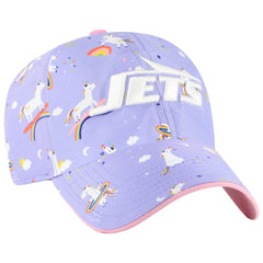 New York Jets 47 brand '47 Girls Preschool Unicorn Clean Up Adjustable Hat