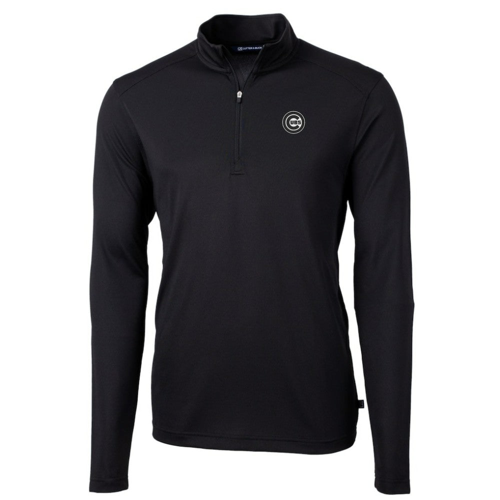 Chicago Cubs Cutter & Buck Virtue Eco Pique Quarter-Zip Jacket | MLB Shop