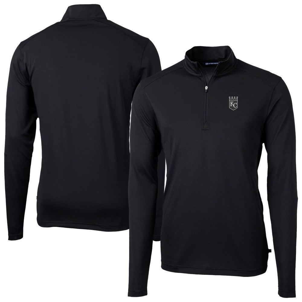Kansas City Royals Cutter & Buck Virtue Eco Pique Quarter-Zip Jacket | MLB Online
