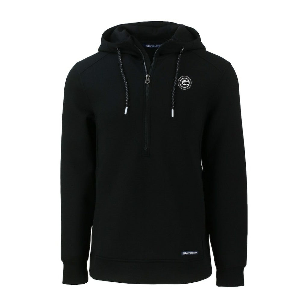 Chicago Cubs Cutter & Buck Roam Eco Recycled Half-Zip Pullover Hoodie | MLB On Sale