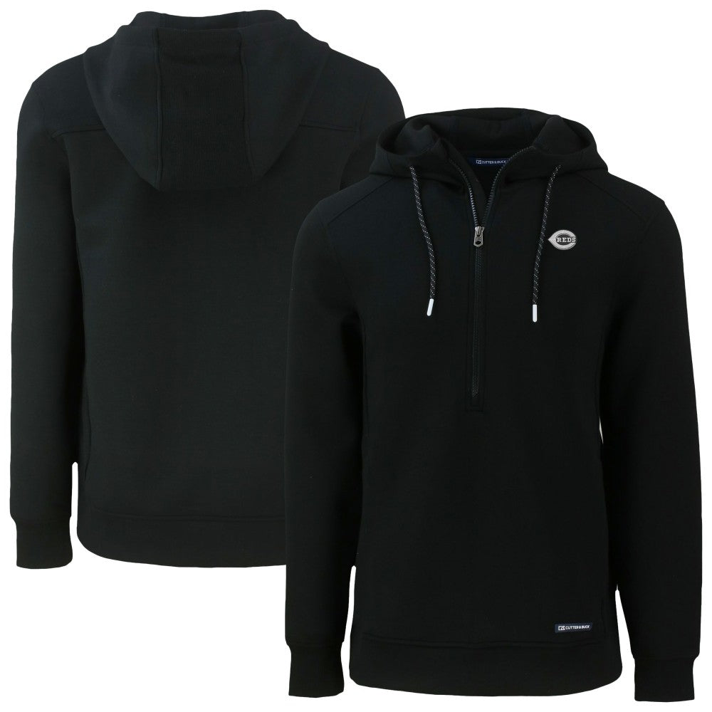 Cincinnati Reds Cutter & Buck Roam Eco Recycled Half-Zip Pullover Hoodie | MLB Near me