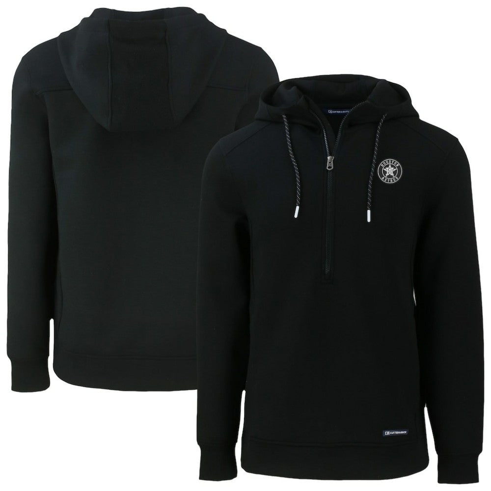 Houston Astros Cutter & Buck Roam Eco Recycled Half-Zip Pullover Hoodie | MLB Discount