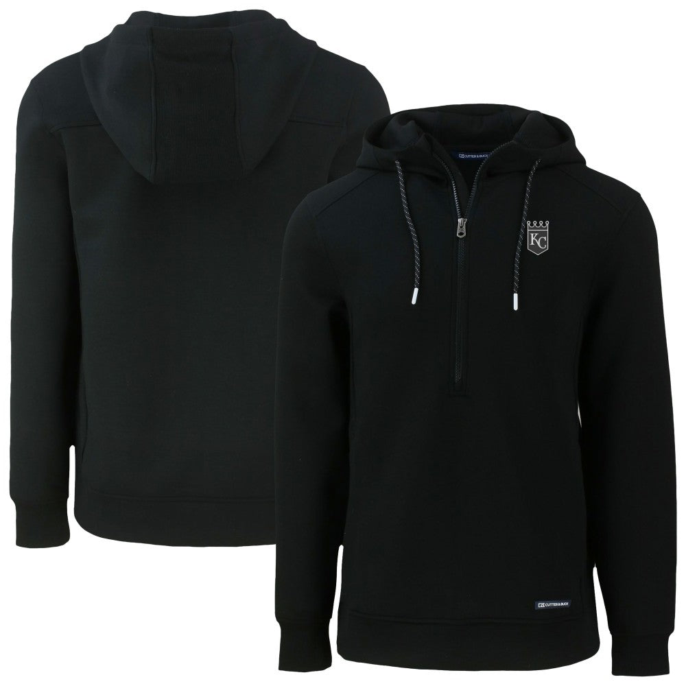 Kansas City Royals Cutter & Buck Roam Eco Recycled Half-Zip Pullover Hoodie | MLB On Sale