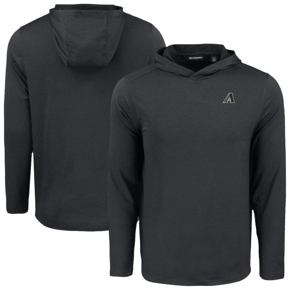Arizona Diamondbacks Cutter & Buck Coastline Epic Comfort Eco Recycled Long Sleeve Hoodie T-Shirt | MLB New