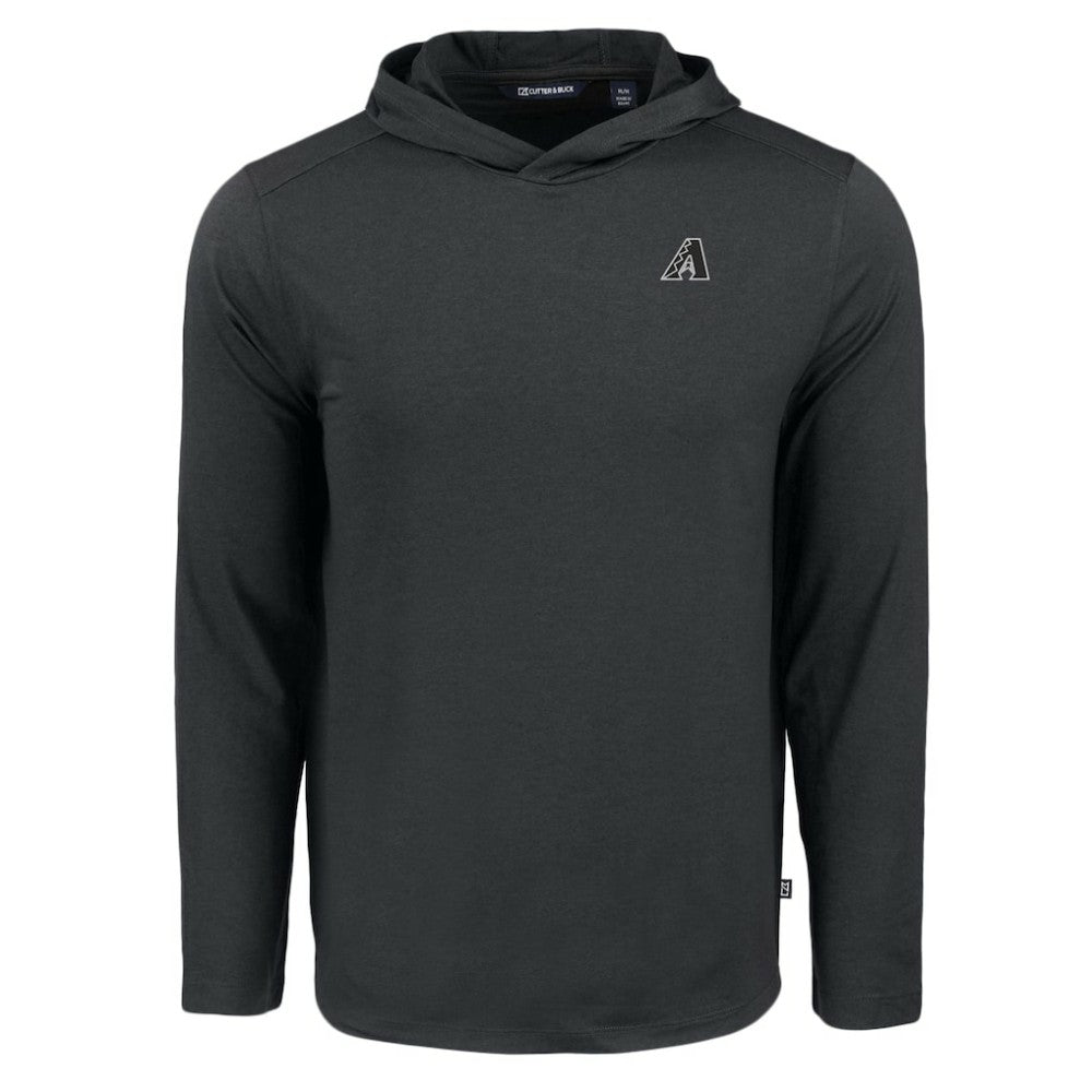 Arizona Diamondbacks Cutter & Buck Coastline Epic Comfort Eco Recycled Long Sleeve Hoodie T-Shirt | MLB New