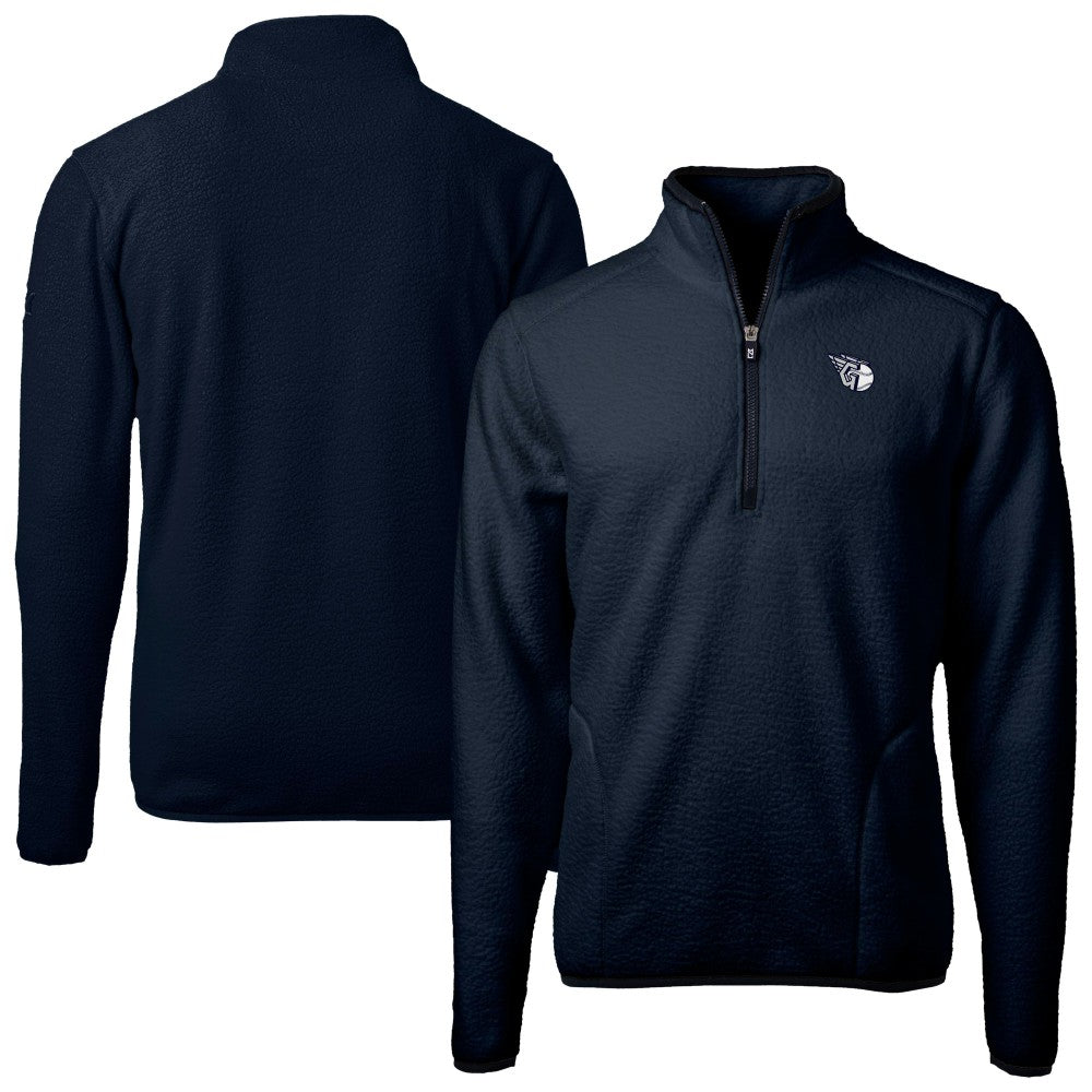 Cleveland Guardians Cutter & Buck Cascade Eco Fleece Quarter-Zip Jacket | MLB On Sale