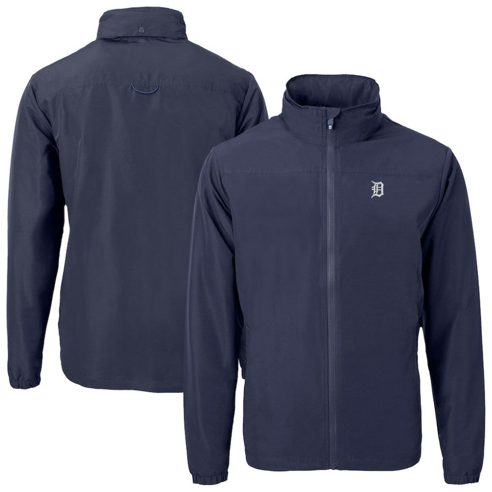 Detroit Tigers Cutter & Buck Charter Eco Recycled Full-Zip Hoodie Jacket | MLB Online