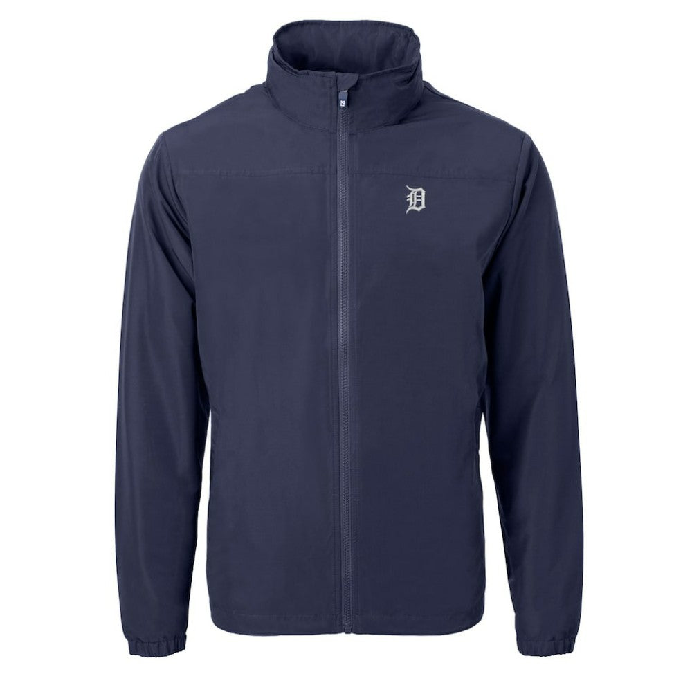Detroit Tigers Cutter & Buck Charter Eco Recycled Full-Zip Hoodie Jacket | MLB Online