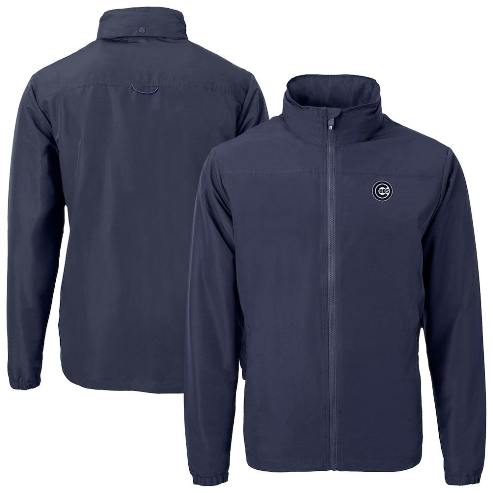 Chicago Cubs Cutter & Buck Charter Eco Recycled Full-Zip Hoodie Jacket | MLB Online