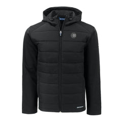 Chicago Cubs Cutter & Buck Evoke Hybrid Eco Softshell Recycled Full-Zip Jacket | MLB New