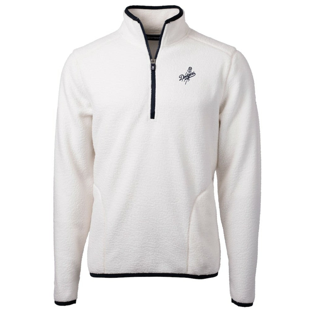 Los Angeles Dodgers Cutter & Buck Cascade Eco Fleece Quarter-Zip Jacket | MLB US