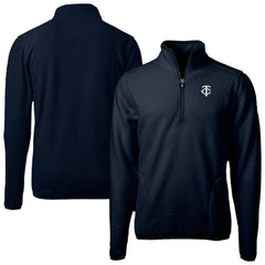 Minnesota Twins Cutter & Buck Cascade Eco Fleece Quarter-Zip Jacket | MLB Outlet