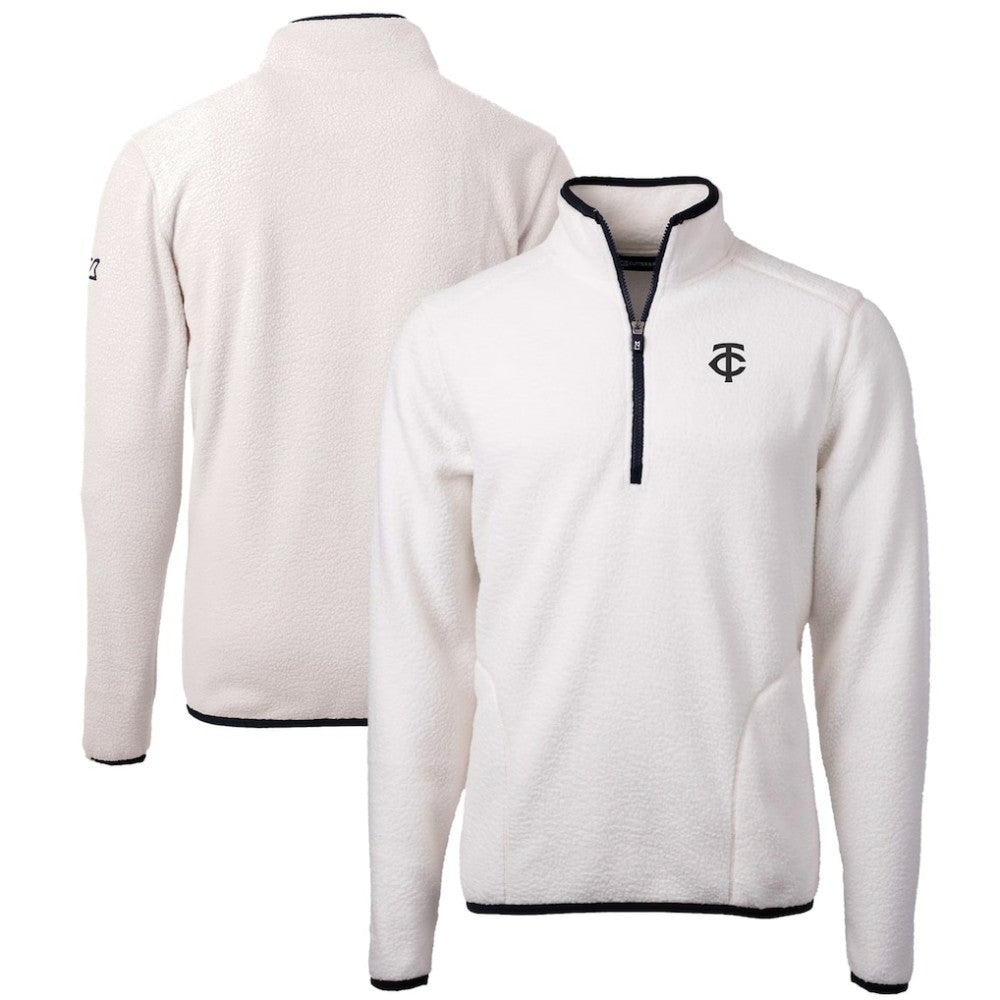 Minnesota Twins Cutter & Buck Cascade Eco Fleece Quarter-Zip Jacket | MLB Near me