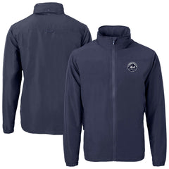New York Mets Cutter & Buck Charter Eco Recycled Full-Zip Hoodie Jacket | MLB Discount