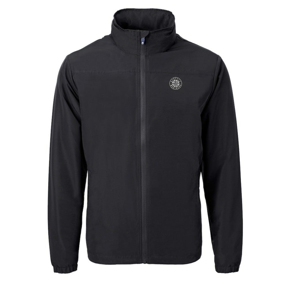 Seattle Mariners Cutter & Buck Charter Eco Recycled Full-Zip Hoodie Jacket | MLB Discount