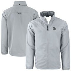 San Diego Padres Cutter & Buck Charter Eco Recycled Full-Zip Hoodie Jacket | MLB On Sale