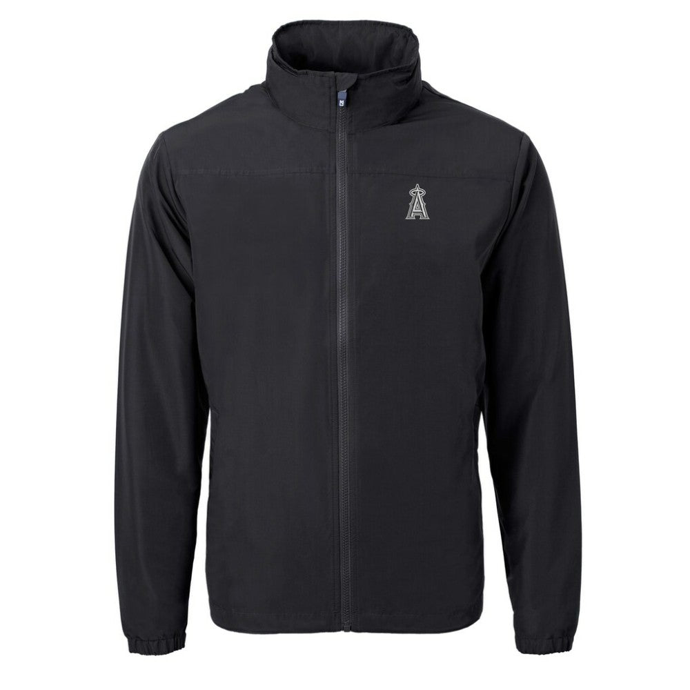 Los Angeles Angels Cutter & Buck Charter Eco Recycled Full-Zip Hoodie Jacket | MLB Online
