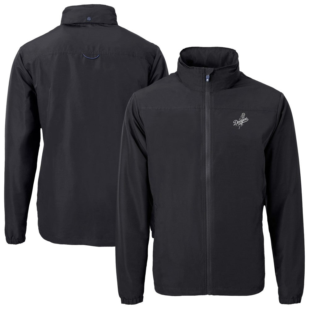 Los Angeles Dodgers Cutter & Buck Charter Eco Recycled Full-Zip Hoodie Jacket | MLB Outlet