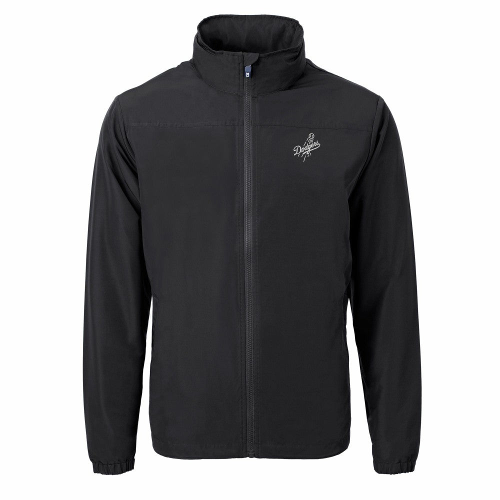 Los Angeles Dodgers Cutter & Buck Charter Eco Recycled Full-Zip Hoodie Jacket | MLB Outlet